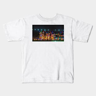 Canal Art Buckets ala fairy lights Kids T-Shirt